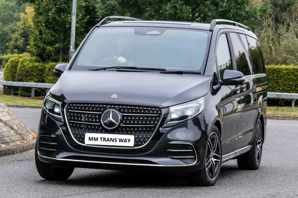 Luxury Mercedes V-Class with private driver in Morocco